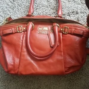 Burnt Orange Coach Purse